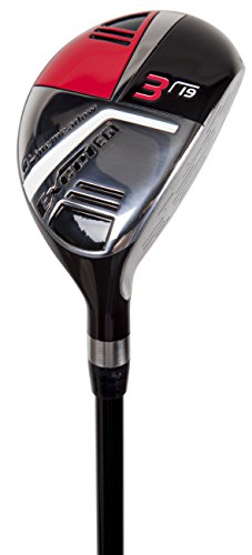 Pinemeadow Golf Pinemeadow Excel EGI Hybrid Set (Men's, Right Hand, Graphite, Regular, 3-PW) Black