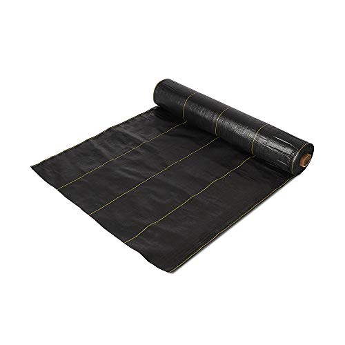 Dewitt SBLT4300 Sunbelt Woven Weed Barrier Landscape Fabric Black 4ft x 300ft