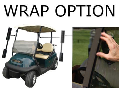 DOORWORKS GOLF CART ENCLOSURES Golf Cart Cover Black