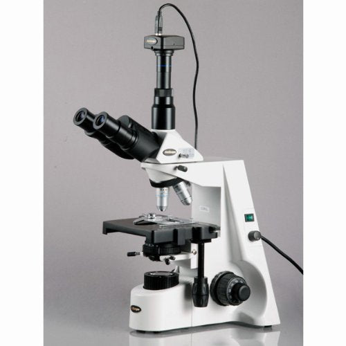 AmScope Digital Trinocular Compound Microscope 40X-2500X Magnification