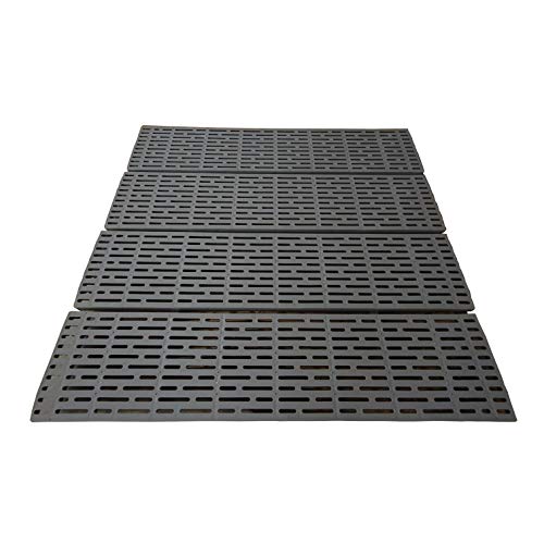 Patriot Docks Low Profile 4ft x 8ft Floating Dock Section Gray Polypropylene