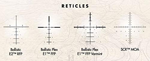 Burris Veracity™ Riflescope Ballistic Plex E1™ FFP MAD Knobs Matte Black