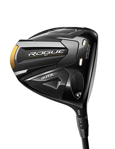 Callaway Golf 2022 Rogue ST Max Driver Left Hand Ventus 50G Shaft Stiff Flex 10.5 Degrees Loft Silver