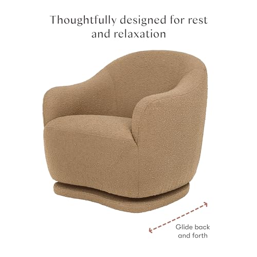 Babyletto Foy Glider Sand Boucle Greenguard Gold CertiPUR-US Certified