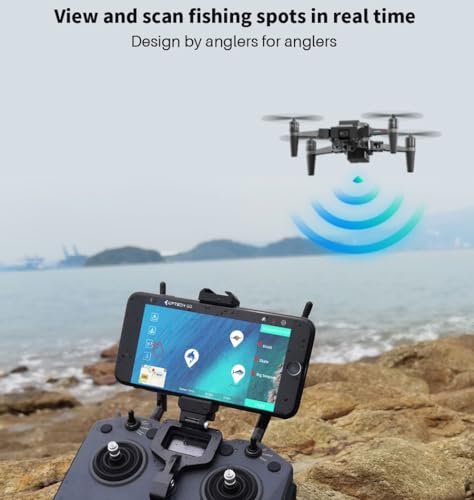 G camolech Ideafly Fishing Drone 4K Camera 1kg Payload Waterproof Black
