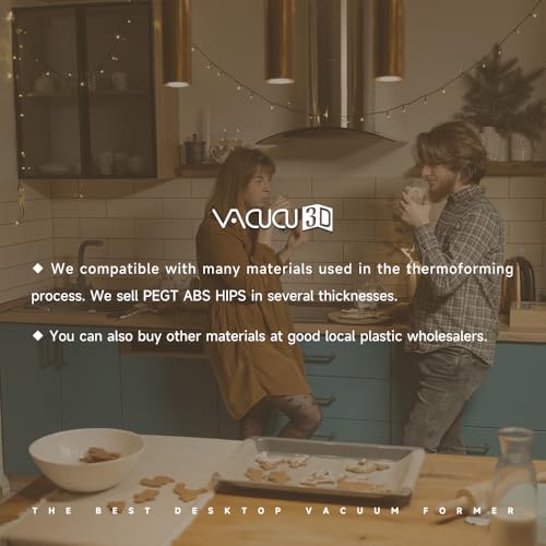 VACUCU3D A3 Desktop Vacuum Forming Machine for Prototyping and Molds