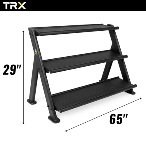 YBell TRX Horizontal Rack Commercial-Grade Steel Black