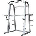 G FASHION STYLE Smith Machine with Linear Bearings and 7° Angle Barbell Silver Gray