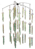 Squidnation Long-Tail Pakula Series Squid Dredge 36" Single Tension Loop Bar 9" LUMO Green