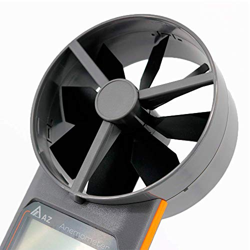 Tongbao AZ8919 Anemometer Wind Speed Tester Dewpoint Temperature Meter Grey