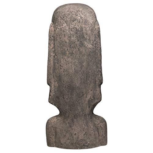 Design Toscano Easter Island Ahu Akivi Moai Monolith Garden Statue Extra Extra Large 48 Inch Grey Stone
