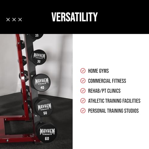 Mayhem Strength Fixed Straight Weight Barbell Set - Strength Training Equipment