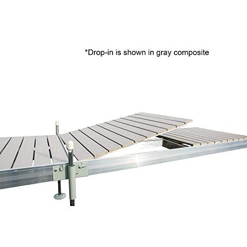 Tommy Docks Complete Dock Package 8 FT Aluminum Frame Cedar Decking