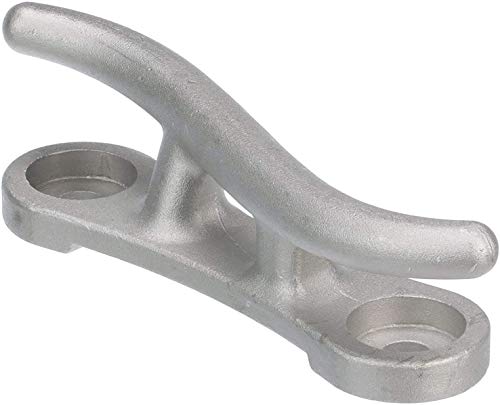 MarineNow Cast Aluminum S Dock Cleat 15" Corrosion Resistant 50-Pack