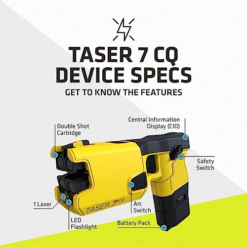Taser Professional Series Personal and Home Defense Kit Taser 7CQ Yellow