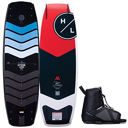 Hyperlite Murray Pro Mens Wakeboard 139 W/Team OT Bindings Black/Yellow
