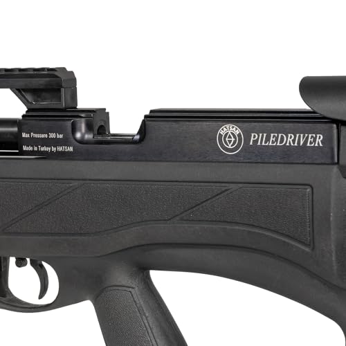 Wearable4U Hatsan Piledriver Bullpup .62 Cal PCP Air Rifle Bundle with Scope, Cleaning Cloth, and Ammo