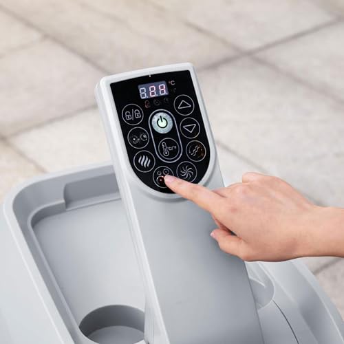 Bestway SaluSpa Santorini HydroJet Pro Inflatable Hot Tub Grey