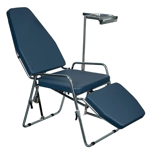 mrhugoo Microfiber Leather Dentist Chair Assistant Stool with Wheels and Instrument Tray