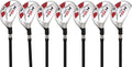 Majek Men's Golf All Hybrid Complete Set Black