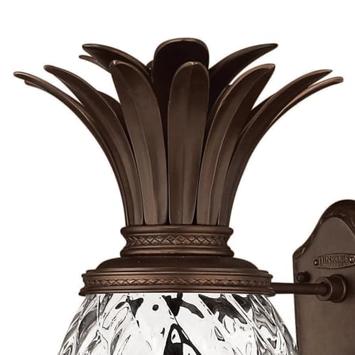 Hinkley Plantation Collection Three Light Outdoor Wall Mount Copper Bronze