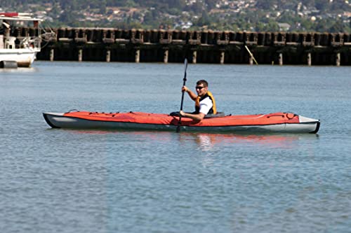 ADVANCED ELEMENTS AE1007-R-P AdvancedFrame Convertible Inflatable Kayak Red