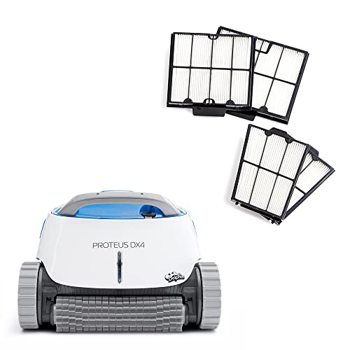 Dolphin Proteus DX3 Robotic Pool Vacuum Cleaner White