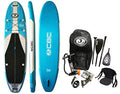 California Board Company 132 Current Inflatable Stand Up Paddle Board Blue/White/Black