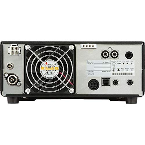GigaParts Icom IC-7300 100W HF/50MHz SDR Amateur Radio Transceiver Bundle with Intellitron PS-2140A-MBL Power Supply Black