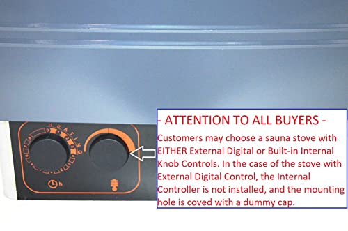 TURKU 6KW Wet & Dry Electric Sauna Heater with Outer Digital Controller