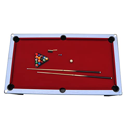 Hathaway Mirage 88-in Pool Table Black/Red