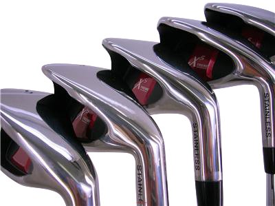 Extreme X5 Wide Sole iBRID Iron Set +1 inch Over Big & Tall Men's 8-Piece Iron Set Black