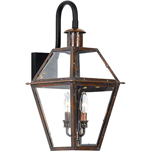 Bailey Street Home 2 Light Wall Lantern Aged Copper Finish Copper