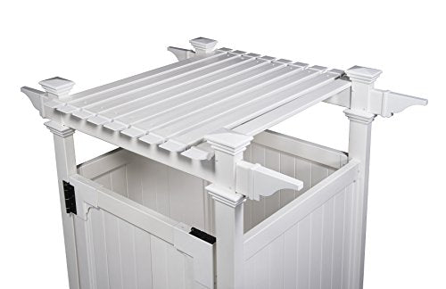 Zippity Outdoor Products ZP19009 Hampton Outdoor Shower Enclosure White