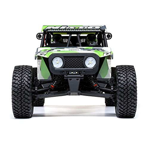 Losi RC Truck 1/10 Hammer Rey U4 4WD Rock Racer Brushless RTR Green