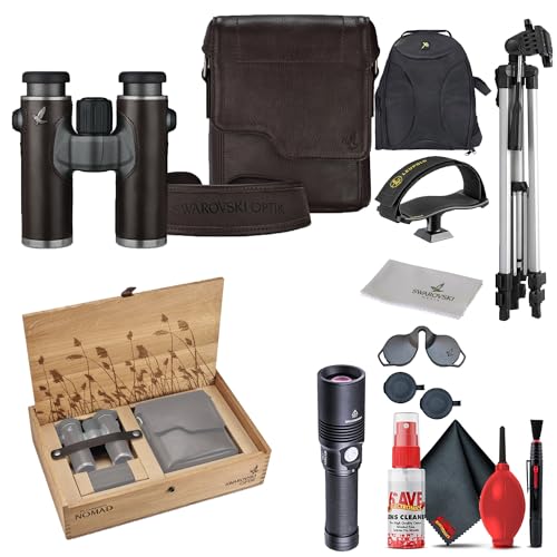 Swarovski 8x30 CL B Companion Nomad Binoculars with Tripod, Backpack, Adapter, Flashlight & Cleaning Kit