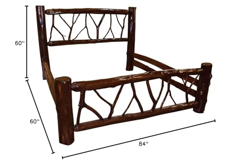 Furniture Barn USA Adirondack Collection Full Twig Bedframe