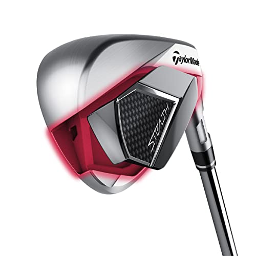 TaylorMade Stealth Iron Set Mens Left-handed Red