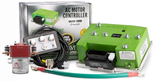 MODZ Navitas 600A EZGO RXV Golf Cart AC Controller with On-The-Fly Programmer and Heavy Duty Solenoid