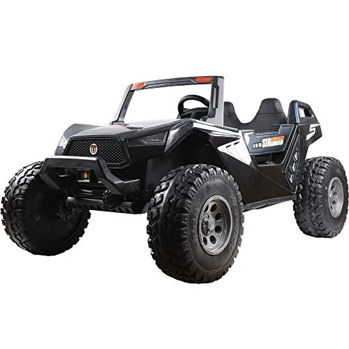 MotoTec Baja UTV 4x4 24v Carbon Fiber RC Black