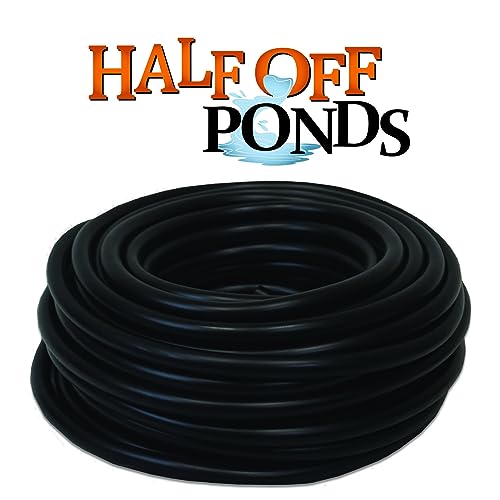 HALF OFF PONDS Self Sinking Weighted Black Vinyl Tubing 5/8" x 300'