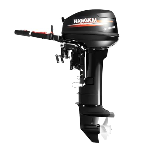 Dlinanta 2 Stroke 18HP Outboard Motor 246CC Black
