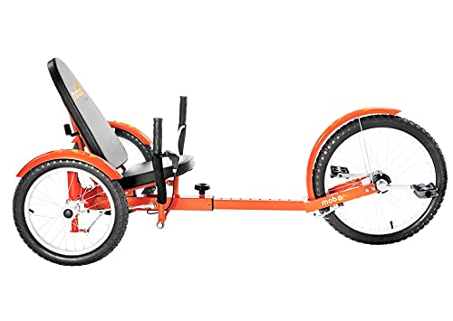 MOBO Triton Pro Adult Recumbent Trike Tangerine