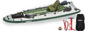 Sea Eagle FS126 12’6” Inflatable FishSUP Fishing Stand-Up Paddleboard Green/Gray