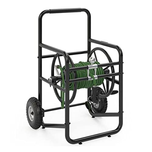 Suncast Professional Portable Hose Reel Cart 200 Foot Black