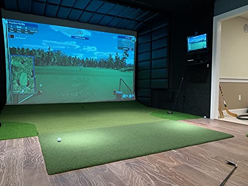 Real Feel Golf Mats Country Club Elite 4'X6' Golf Hitting Mat | Heavy Duty Commercial Practice Mat | Indoor/Outdoor