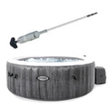Intex Rechargeable Pool Vacuum & PureSpa Plus Hot Tub Greywood