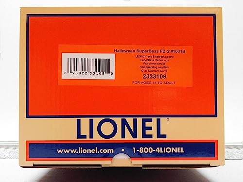 LIONEL TRAINS Halloween SUPERBASS Non-Powered Diesel Locomotive #1031B O Gauge Natural Color