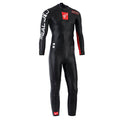 Rocket Science Sports Real J&J Wetsuit Men's Long Sleeve MAGLOCK Reverse Zipper Black Short