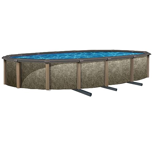 Generic Bluewave Riviera 15'X30' Oval 54" Deep Steel Wall Hybrid Above Ground Pool Standard